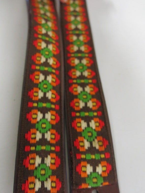 Boho Hippie Belt  Embroidered Belt Large - image 5