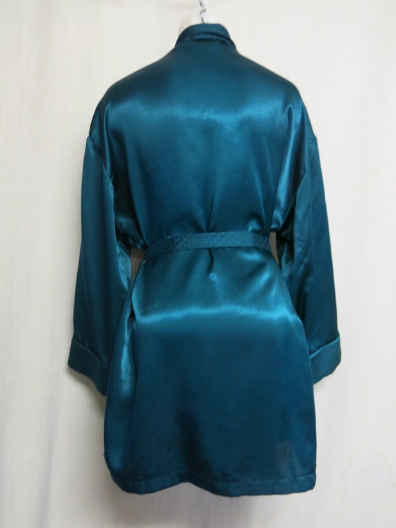 Victoria's Secret Kimono Robe Dressing Gown Satin… - image 7