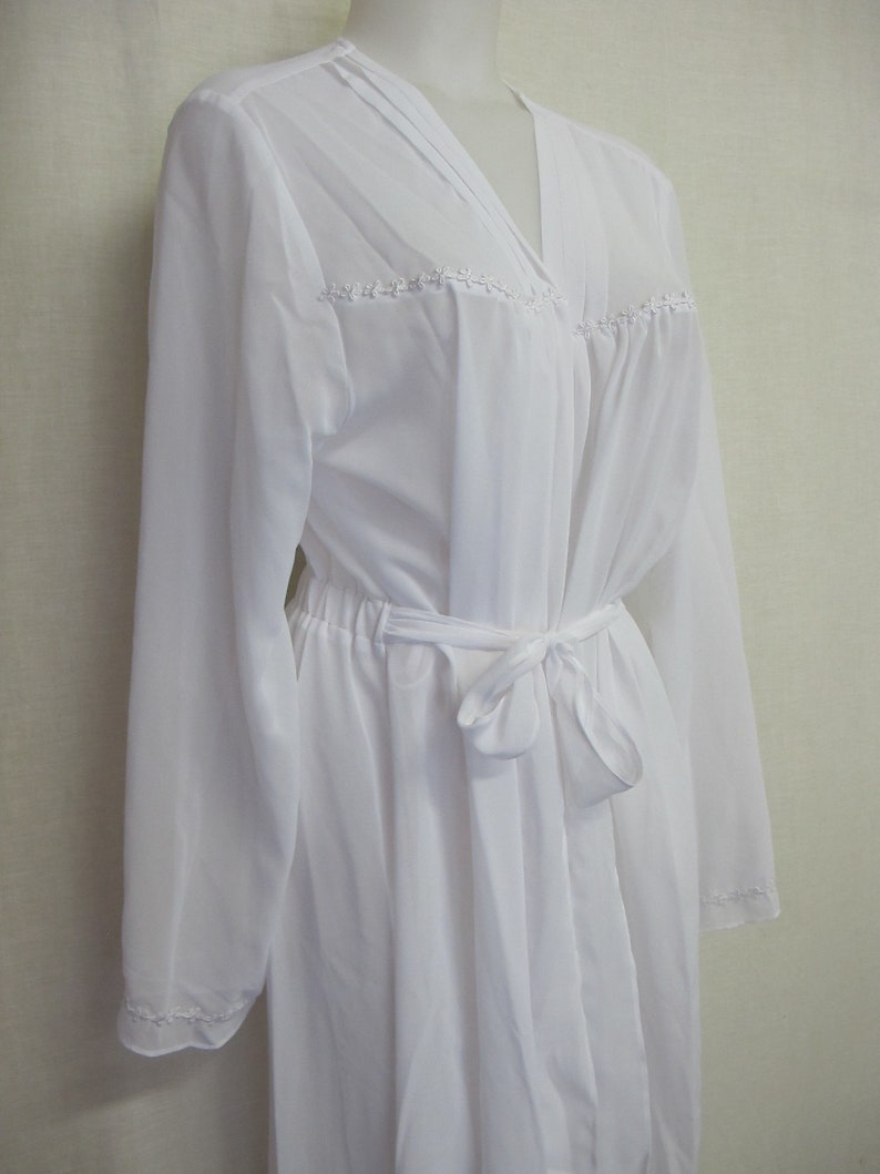 long chiffon robe
