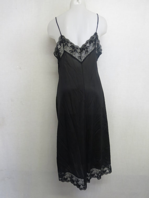 Black Nightgown Nightgown Short Lace Nightgown 36 - image 6