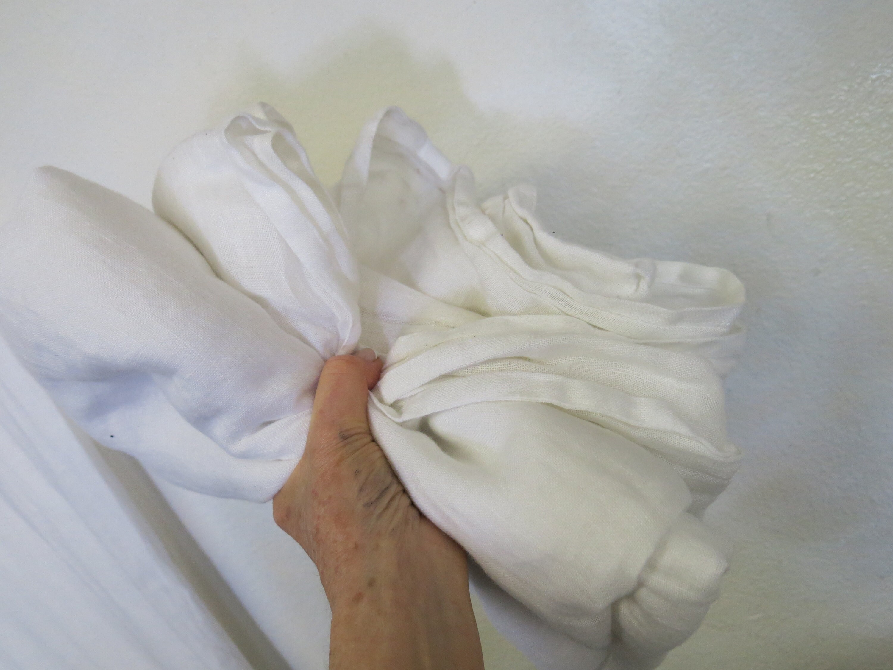 Panneaux De Rideaux En Lin Texturé Blanc - Restoration Hardware - Neufs