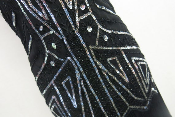 Beaded Flapper Dress Silk Charmeuse Roaring 20's … - image 5