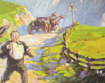 1924 Delineator Magazine impression publicitaire Jell-O avril 1924 vintage couleur Illustration Antique Magazine