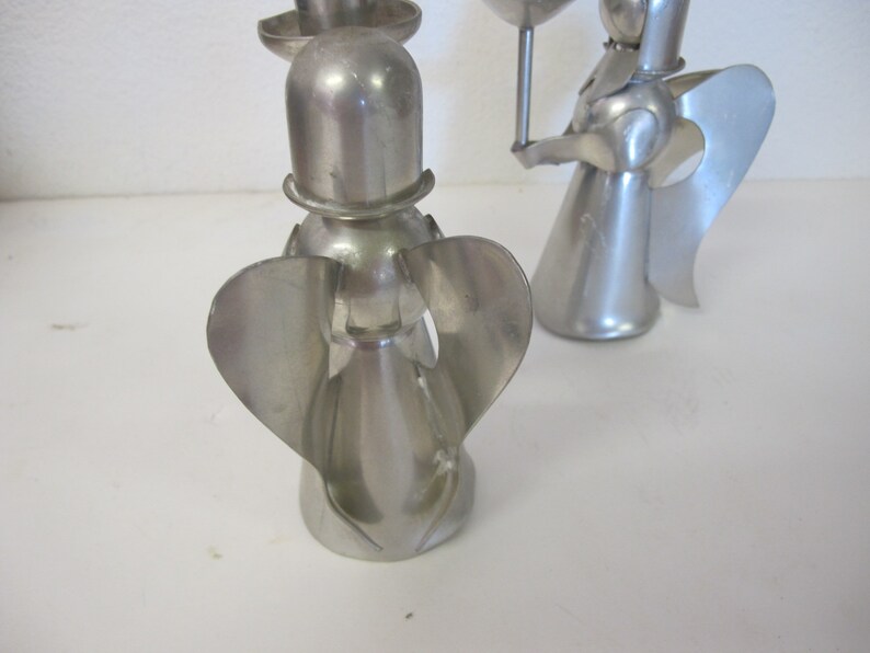 Pewter Candle Holders Christmas Candle Holders Pewter Christmas Angel TKF Pewter