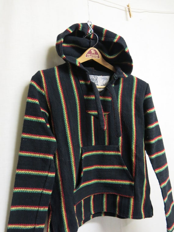 Baja Hoodie Mexican Woven Surfer Hoodie Original S