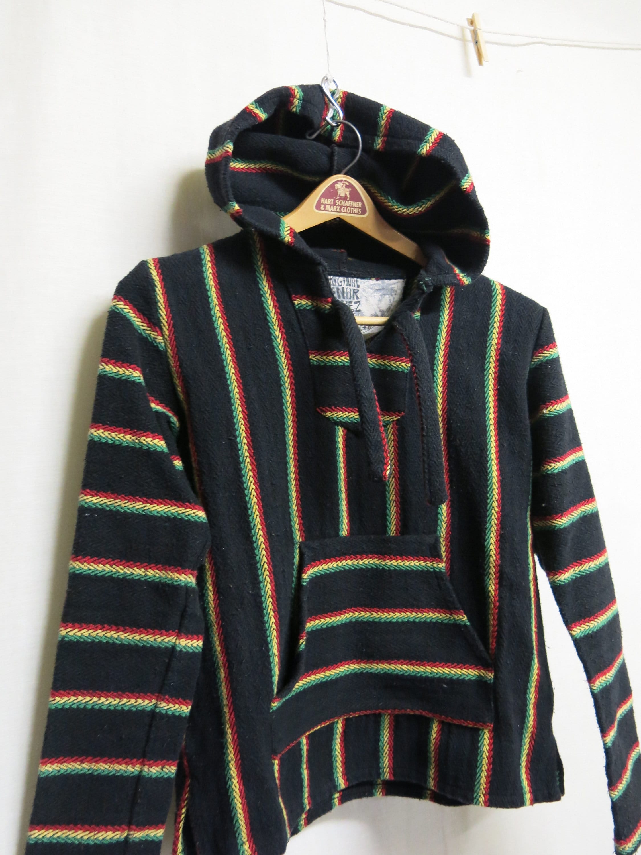 Baja Hoodie Mexican Woven Surfer Hoodie Original Senior