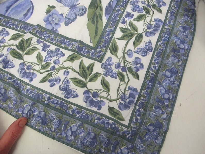 April Cornel Tablecloth Italian Country Cottage Tablecloth Farmhouse Tablecloth Square