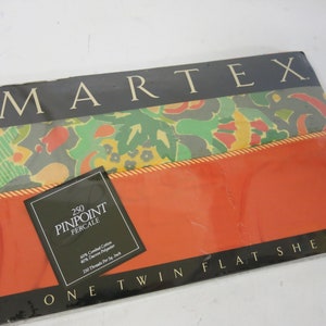 Lenzuolo piano Vintage Martex Twin