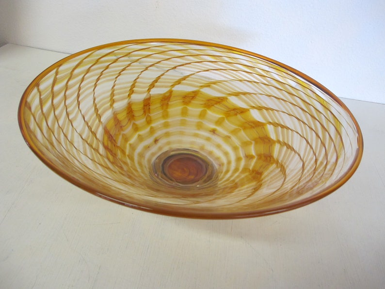 Artisan Glass Bowl Art Glass Bowl West Virginia Steve Davis Etsy