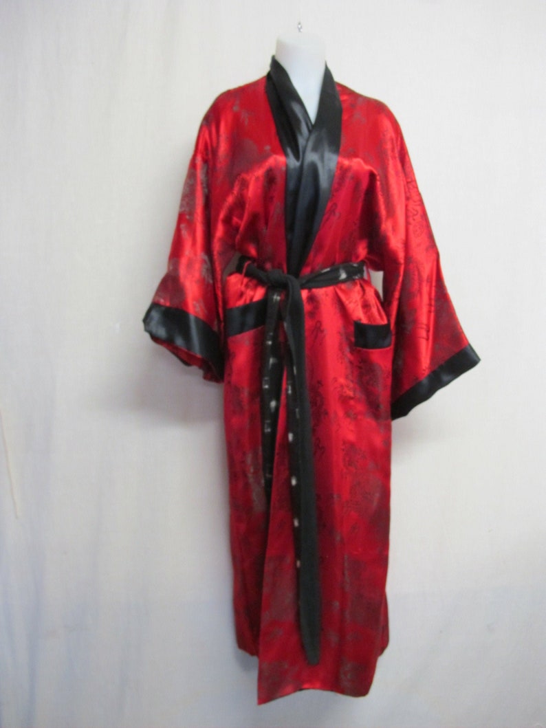 vietnamese silk robe