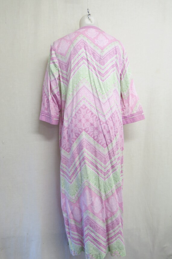 Cotton Kaftan House Dress: Paisley Boho Loungewear - image 6