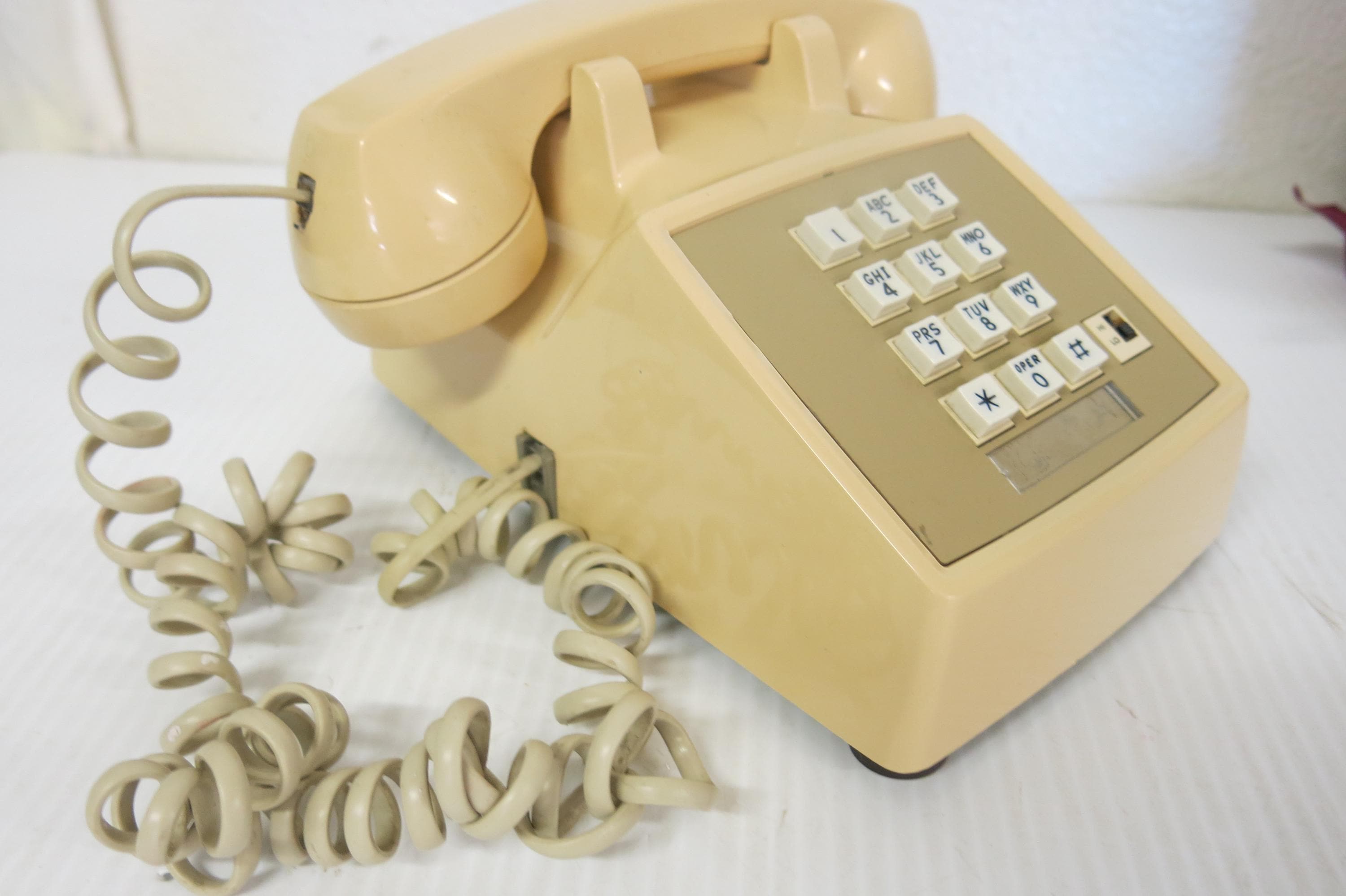 Vintage Wall Touch Tone Telephone - Etsy