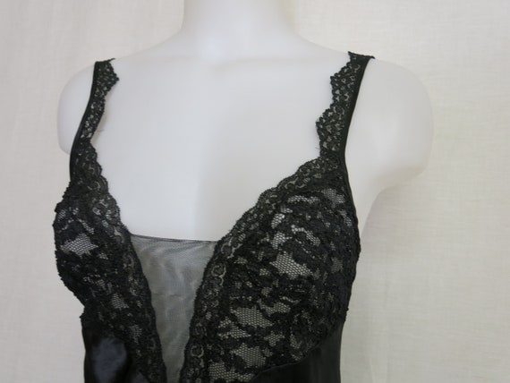 Black Satin Nightgown Victoria's Secret Nightgown… - image 5