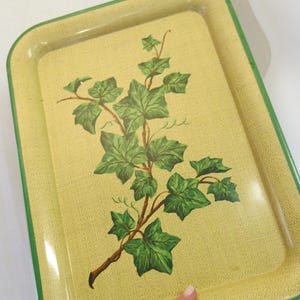 Everlast TV Tray Mid Century Metal Tray  Lap Tray Ivy Large 17 1/2