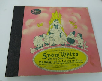 ヴィンテージ 白雪姫と七人の小人 レコードセット コンプリート 78 rpm 1944