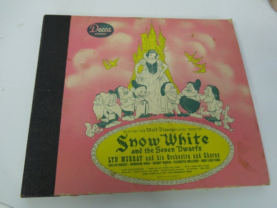 ヴィンテージ 白雪姫と七人の小人 レコードセット コンプリート 78 rpm