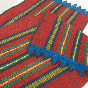 Guatemalan Table Runner Wall Hanging Hand woven Table Runner