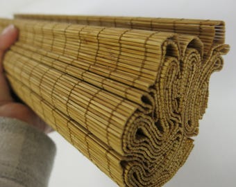 Manteles individuales japoneses de bambú de mediados de siglo, manteles individuales Tiki, manteles individuales tropicales de los años 50, juego de 5, RARO, bambú tipo cerilla