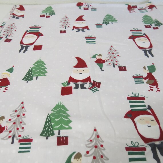 Weihnachten Tagesdecke Baumwolle Flanell Keramik Scheune Tagesdecke NEU