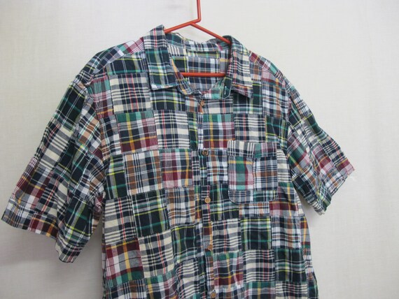 Madras Plaid Cotton Shirt Indian Madras Shirt