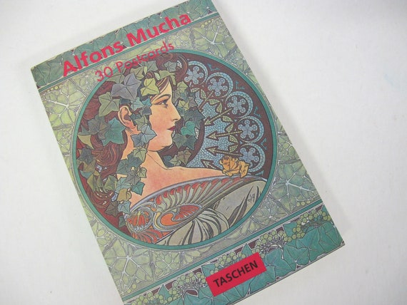 Taschen Postcards Alfons Mucha Art Nouveau