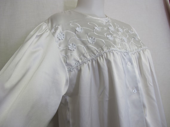 old fashioned white nightgown