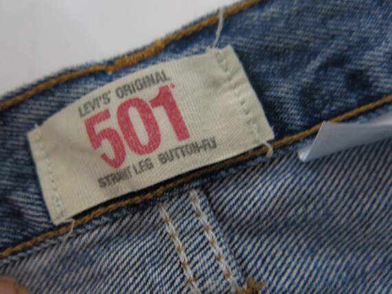Distressed Vintage Levis 501 32 30 Faded Ripped Jeans Riveted | Etsy