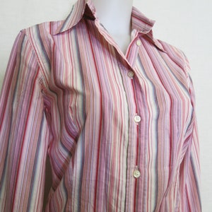 ETRO Cotton Blouse Shirt Striped Cotton Blouse Small image 4