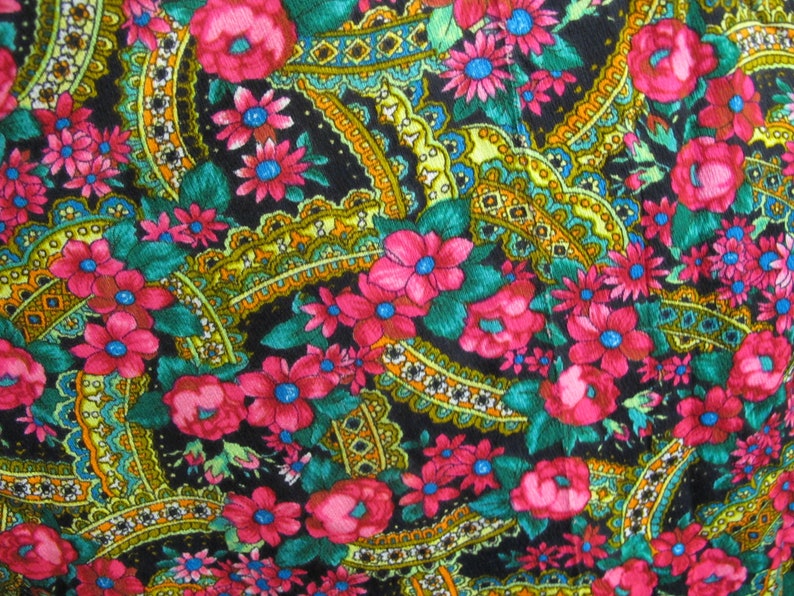 Hawaiian Muumuu Cotton Kaftan House Dress XL Crepe Barkcloth
