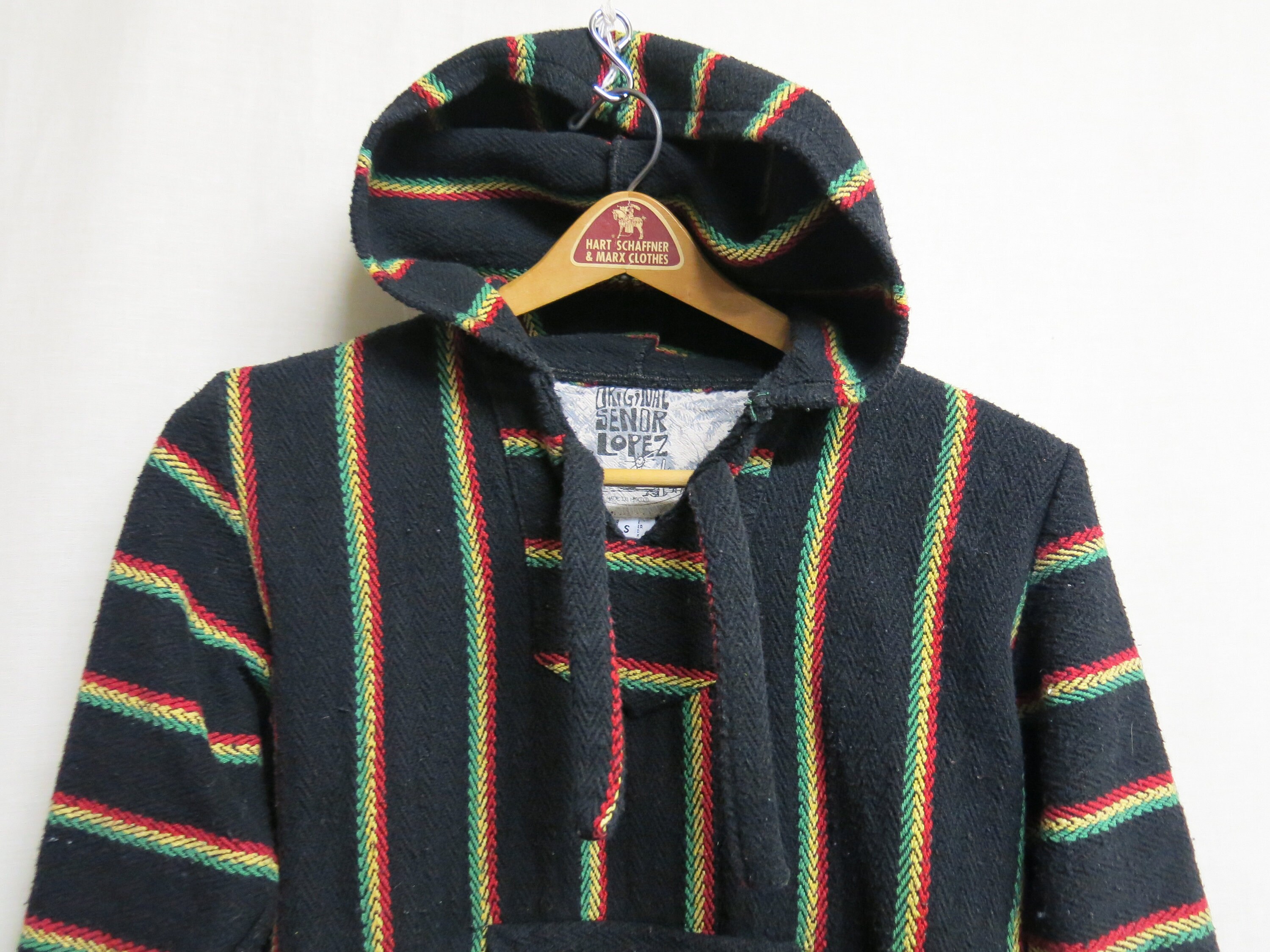 Baja Hoodie Mexican Woven Surfer Hoodie Original Senior