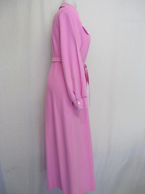 Mid Century Robe Fleece Vassarette Robe 1960's Ho… - image 7