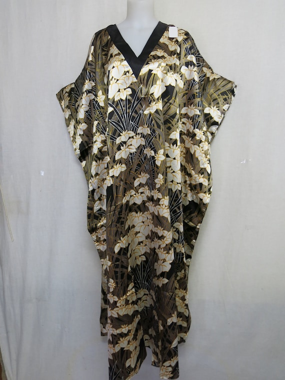 Kaftan Plus Size Lounge dress Boho Caftan Black Or