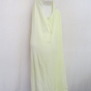 Cotton Gauze Nightgown Cotton Nightgown Pale Yellow Nightgown S/M image 6