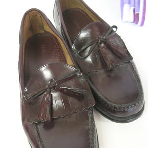 Mocassini con nappe Oxblood 11 1/2 D Uomo LL Bean