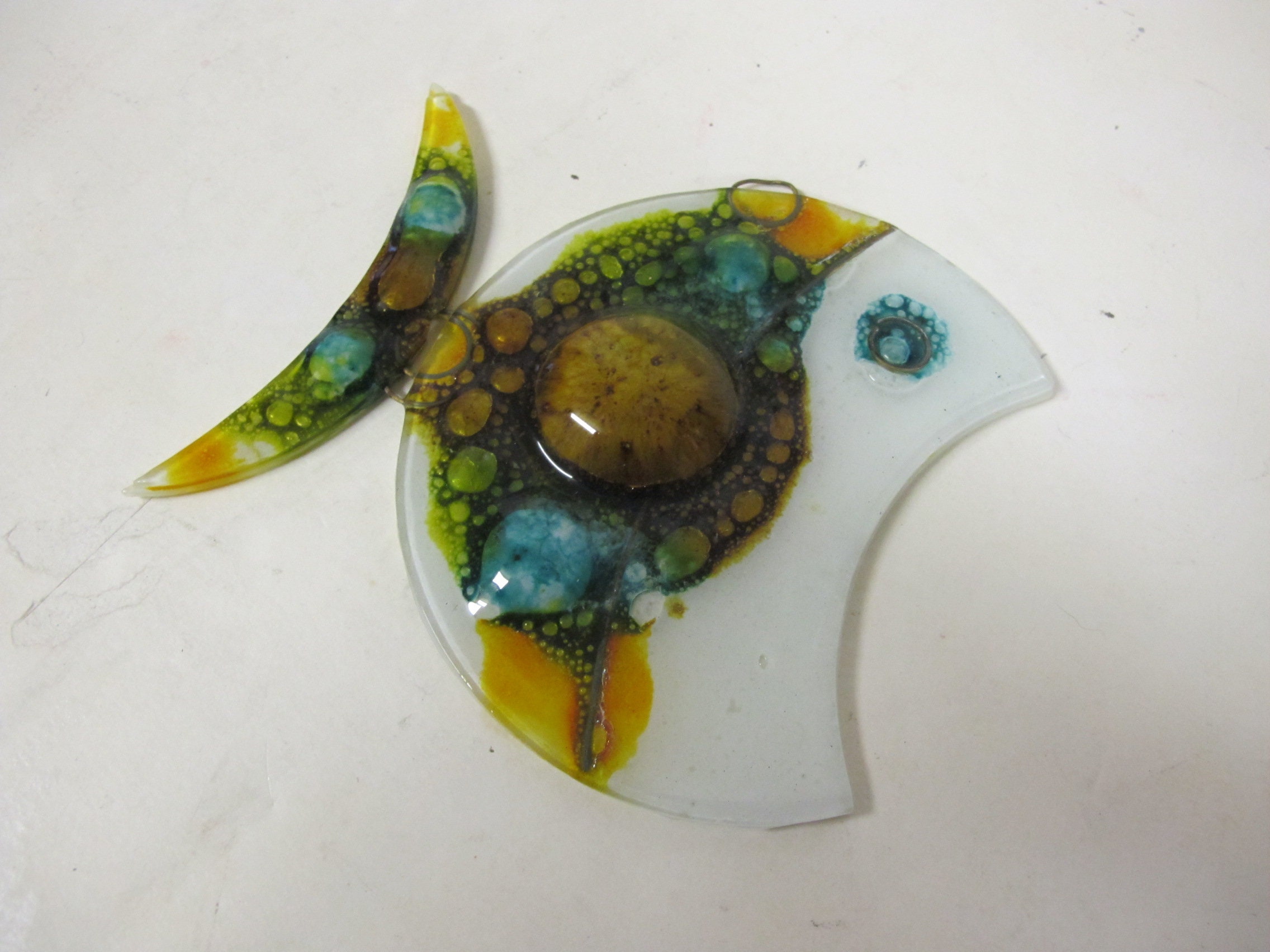 魚 ガラスプレート ベネチアンガラス ムラーノガラス ヴェネチアン