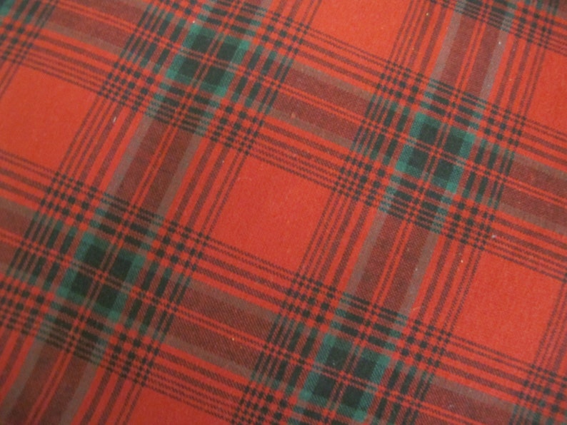 Red Plaid Placemats Woven Cotton Fringe Placemats Placemats Etsy
