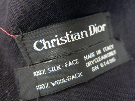 Christian Dior Silk and Wool Scarf Designer Silk Muffler Long 