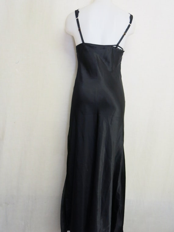 Black Satin Nightgown Victoria's Secret Nightgown… - image 4