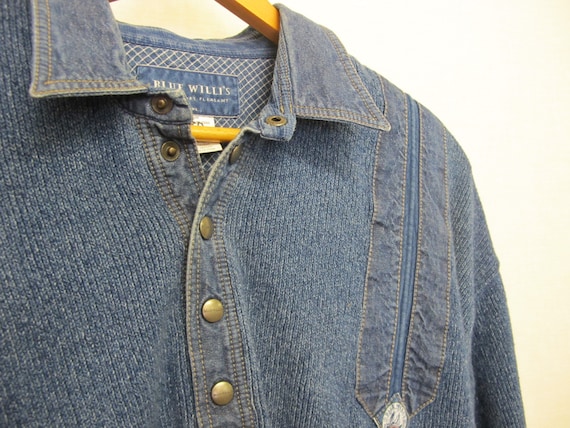 Blue Willi's Cotton Sweater Danish Sweater Cotton