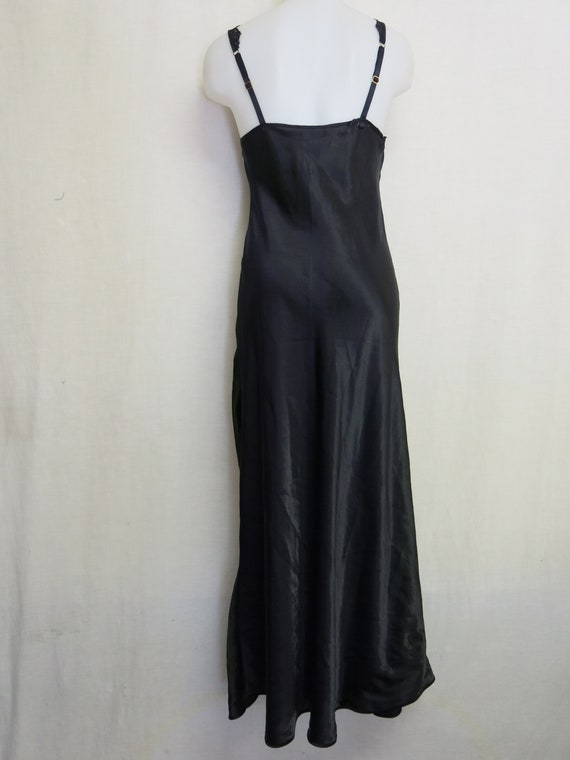 Black Satin Nightgown Victoria's Secret Nightgown… - image 2