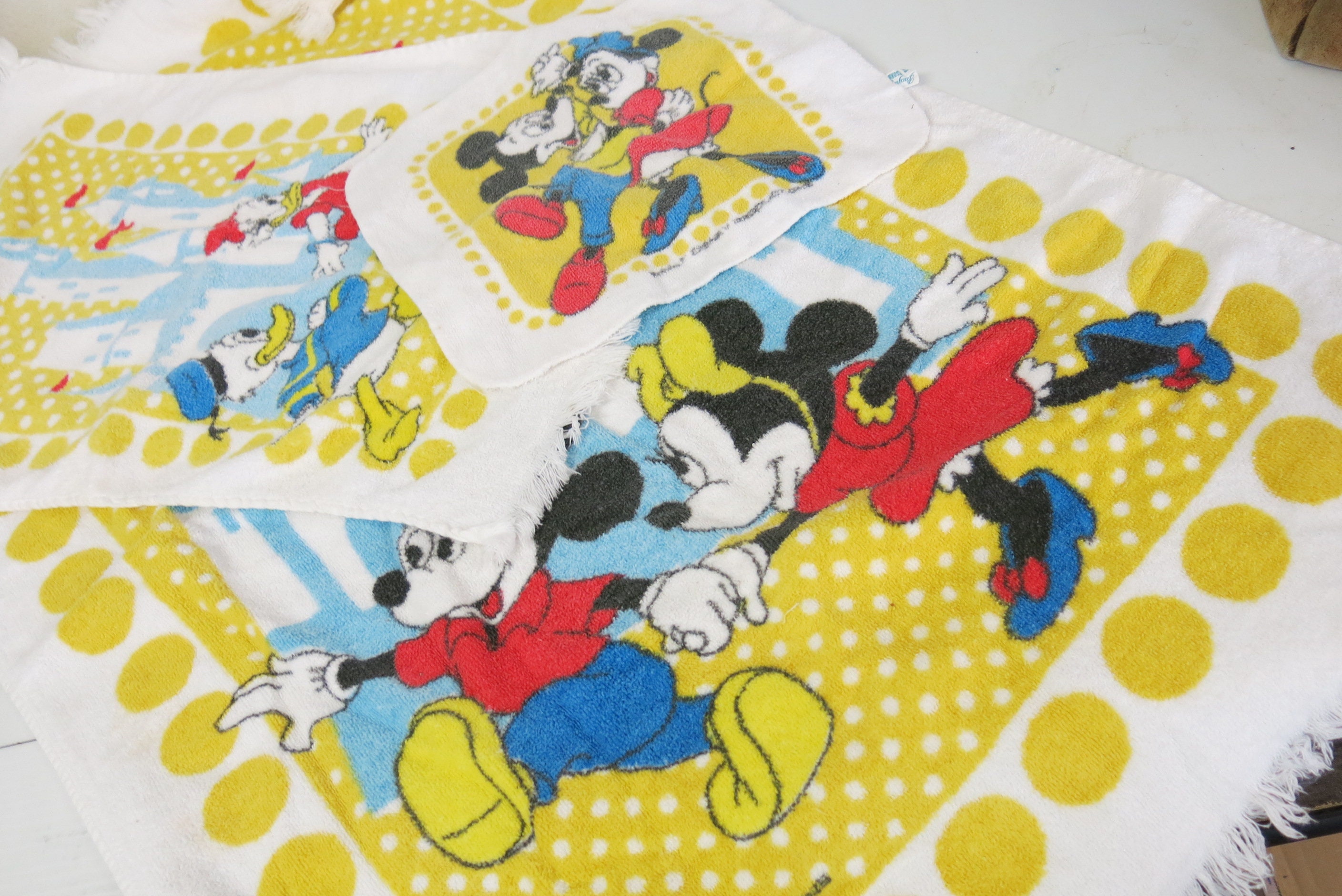 Mickey Washcloths Etsy