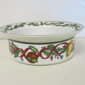 Dansk Nordic Garden Bowl Holiday Harvest