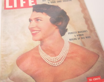 Revista LIFE 10 de outubro de 1955 Princesa Margaret