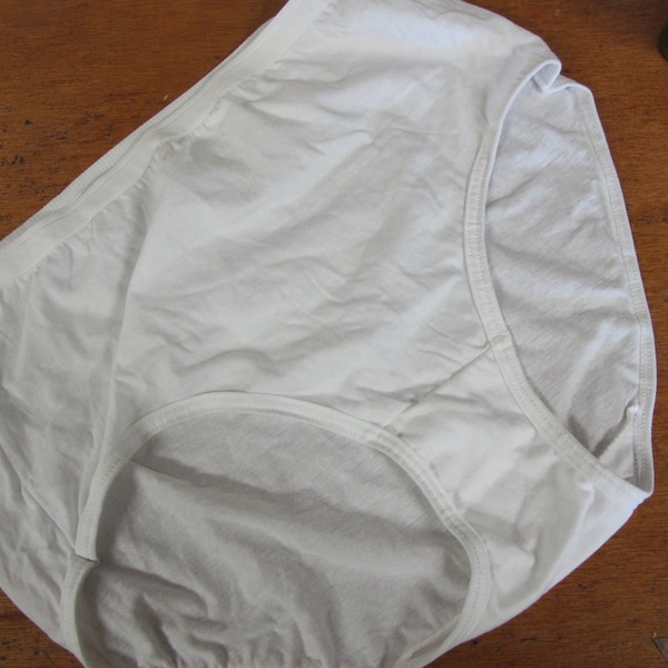 White Cotton Panties Etsy