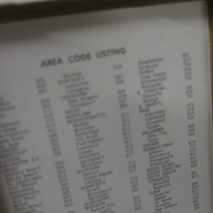 1960's Telephone Index List Finder Rolodex Office Index Mad Men Office image 5