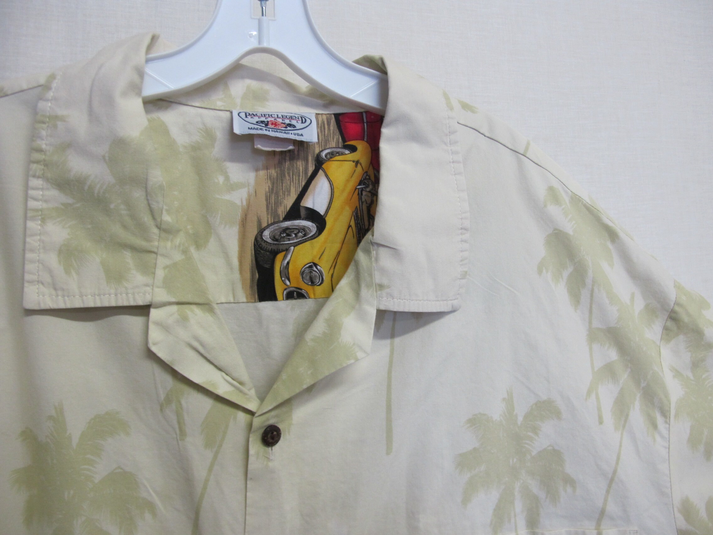 ハワイアンシャツ ヴィンテージカー 4XL アロハシャツ MG シボレー 