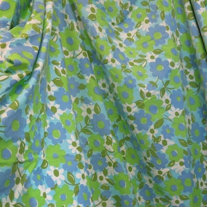 Fitted Floral Sheet Mod Double/Full Fitted Springmaid Daisy