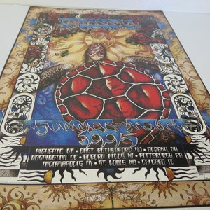 Grateful Dead Summer 1995 Concert Poster by Michael Everett