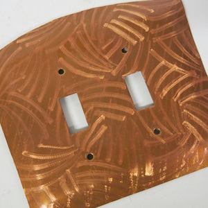 Modern Copper Handmade Switch Plate Cover