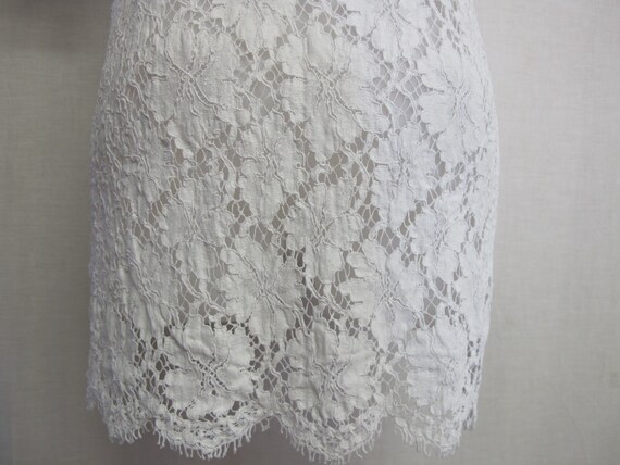 Balenciaga White Lace Tunic Blouse Designer Lace … - image 9